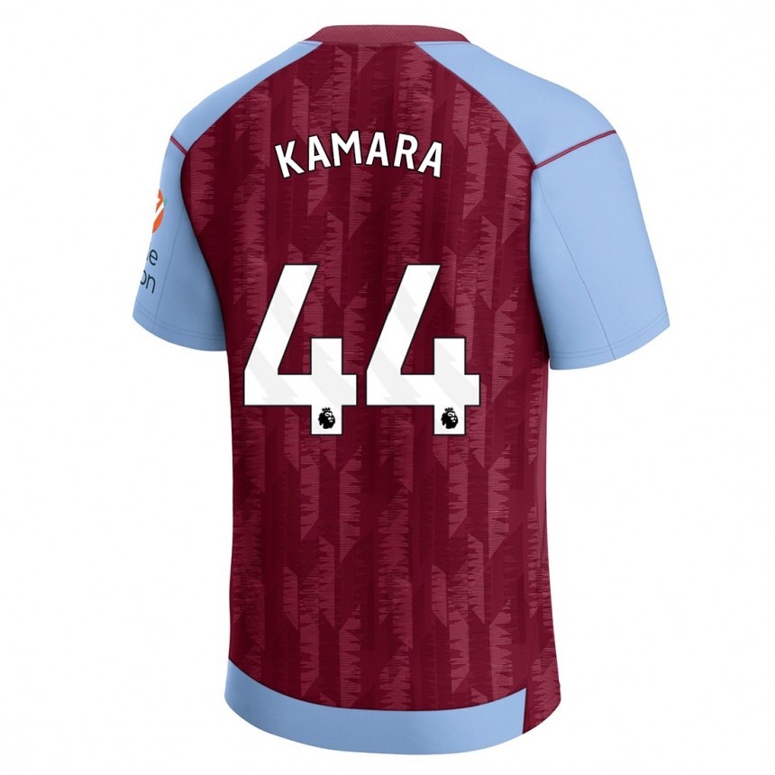 Hombre Fútbol Camiseta Boubacar Kamara #44 Azul Claro 1ª Equipación 2023/24