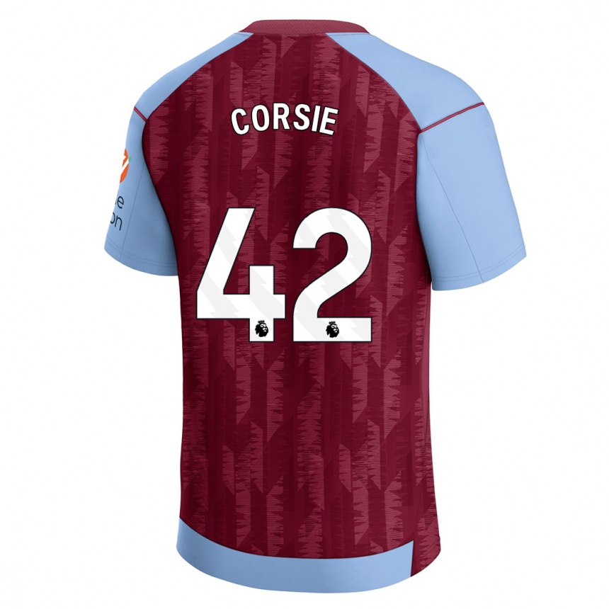 Hombre Fútbol Camiseta Rachel Corsie #42 Azul Claro 1ª Equipación 2023/24