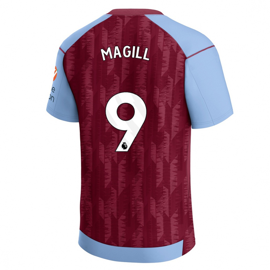 Hombre Fútbol Camiseta Simone Magill #9 Azul Claro 1ª Equipación 2023/24