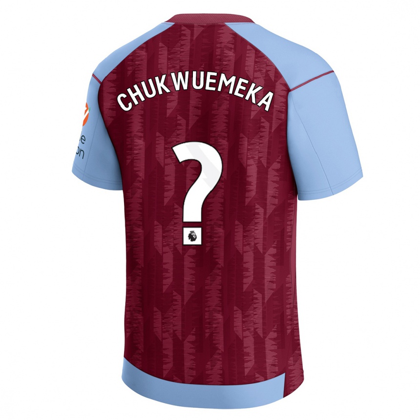 Hombre Fútbol Camiseta Caleb Chukwuemeka #0 Azul Claro 1ª Equipación 2023/24