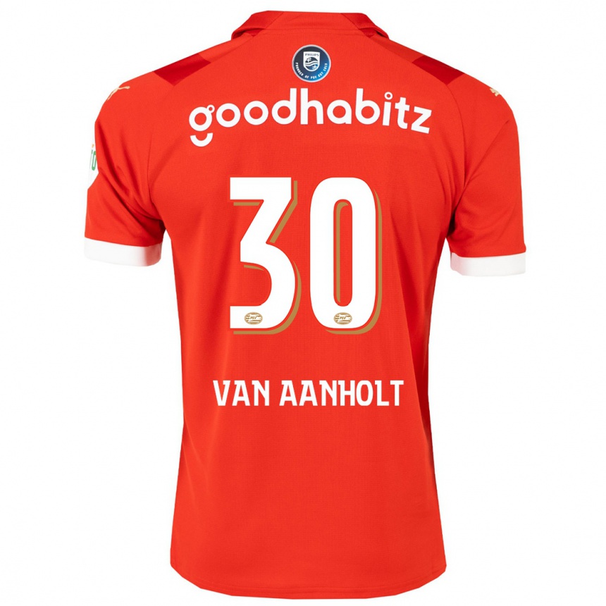 Hombre Fútbol Camiseta Patrick Van Aanholt #30 Rojo 1ª Equipación 2023/24