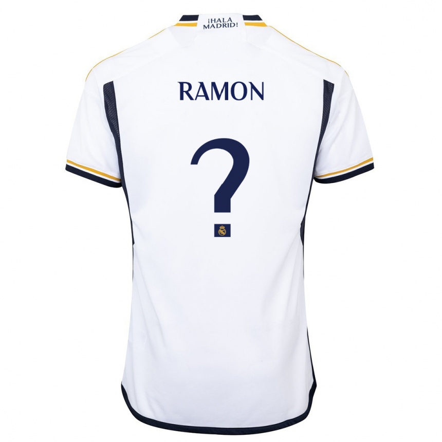 Hombre Fútbol Camiseta Jacobo Ramon #0 Blanco 1ª Equipación 2023/24