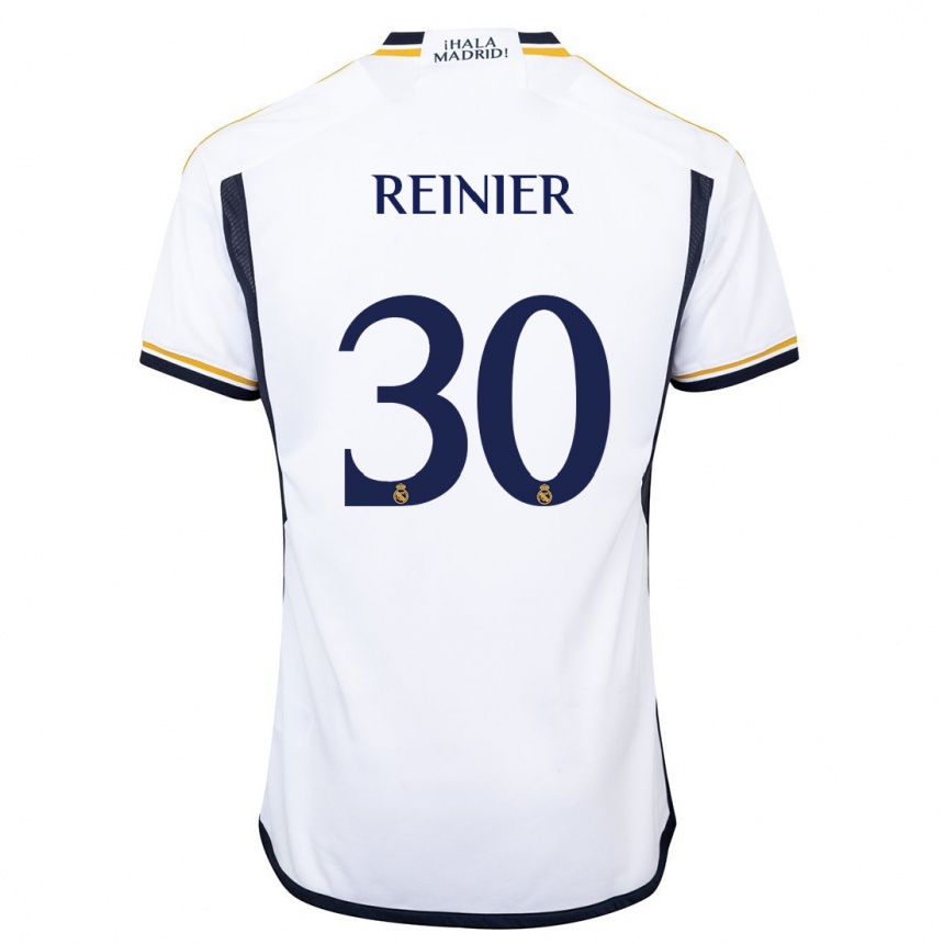 Hombre Fútbol Camiseta Reinier #30 Blanco 1ª Equipación 2023/24