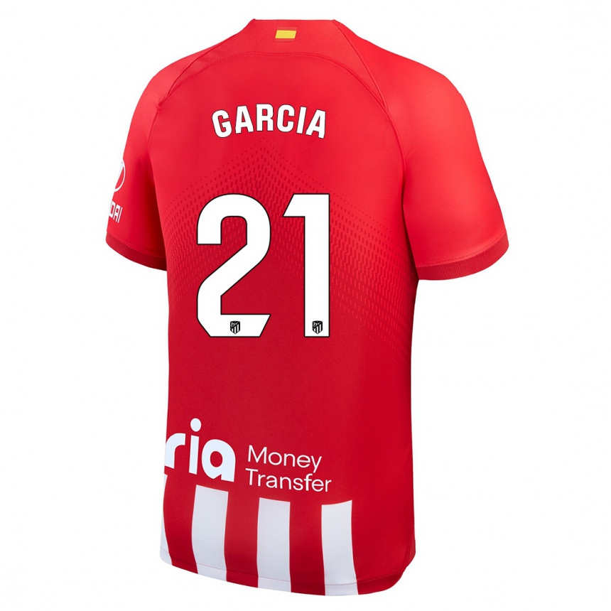 Hombre Fútbol Camiseta Sheila Garcia #21 Rojo Blanco 1ª Equipación 2023/24