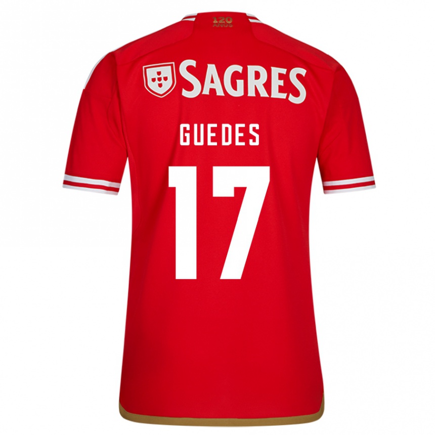 Hombre Fútbol Camiseta Goncalo Guedes #17 Rojo 1ª Equipación 2023/24