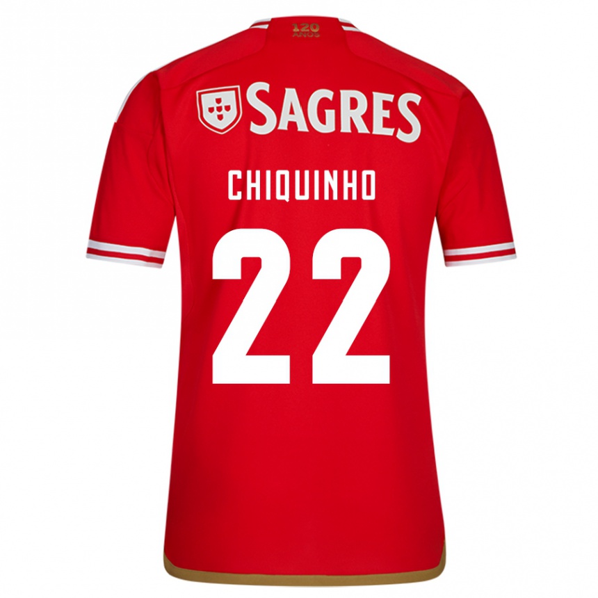 Hombre Fútbol Camiseta Chiquinho #22 Rojo 1ª Equipación 2023/24