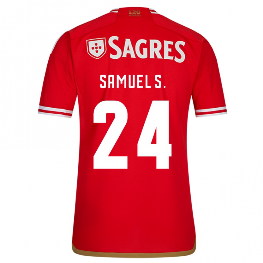 Hombre Fútbol Camiseta Samuel Soares #24 Rojo 1ª Equipación 2023/24