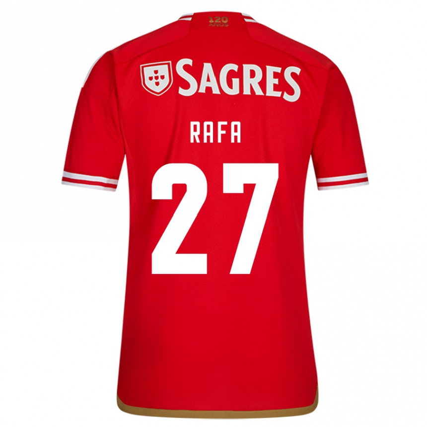 Hombre Fútbol Camiseta Rafa Silva #27 Rojo 1ª Equipación 2023/24