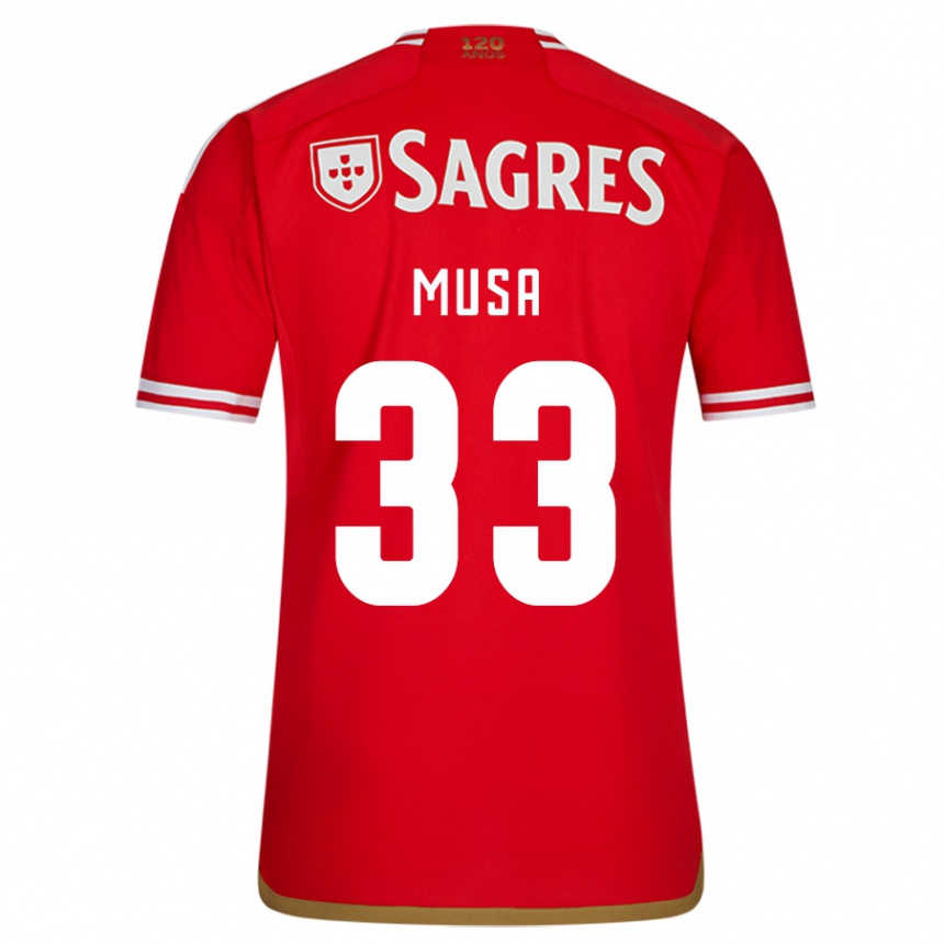 Hombre Fútbol Camiseta Petar Musa #33 Rojo 1ª Equipación 2023/24