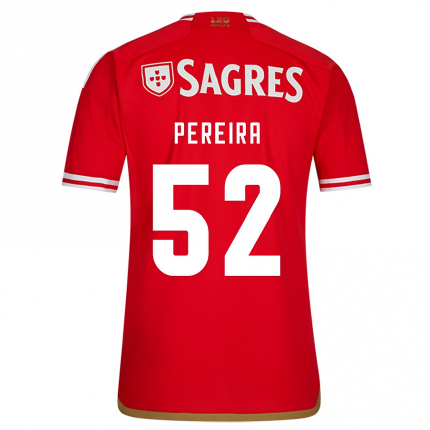 Hombre Fútbol Camiseta Henrique Pereira #52 Rojo 1ª Equipación 2023/24