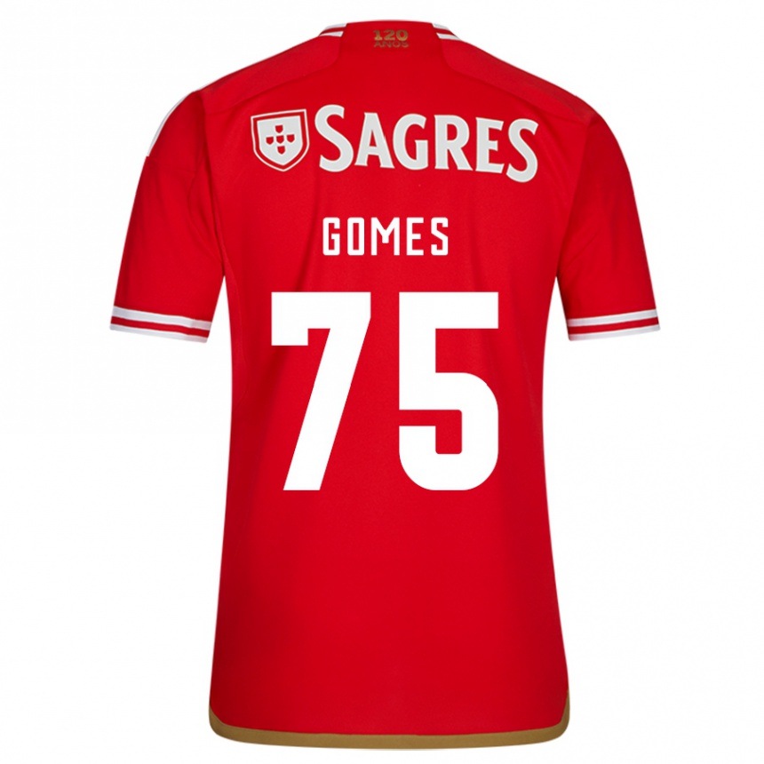 Hombre Fútbol Camiseta André Gomes #75 Rojo 1ª Equipación 2023/24