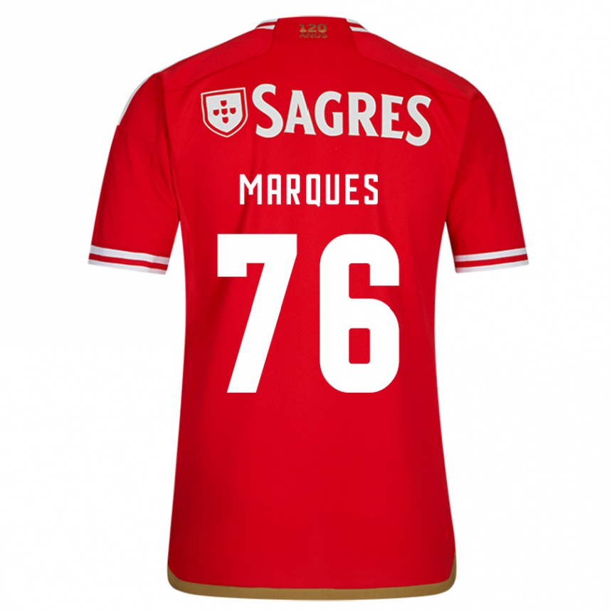 Hombre Fútbol Camiseta Gustavo Marques #76 Rojo 1ª Equipación 2023/24