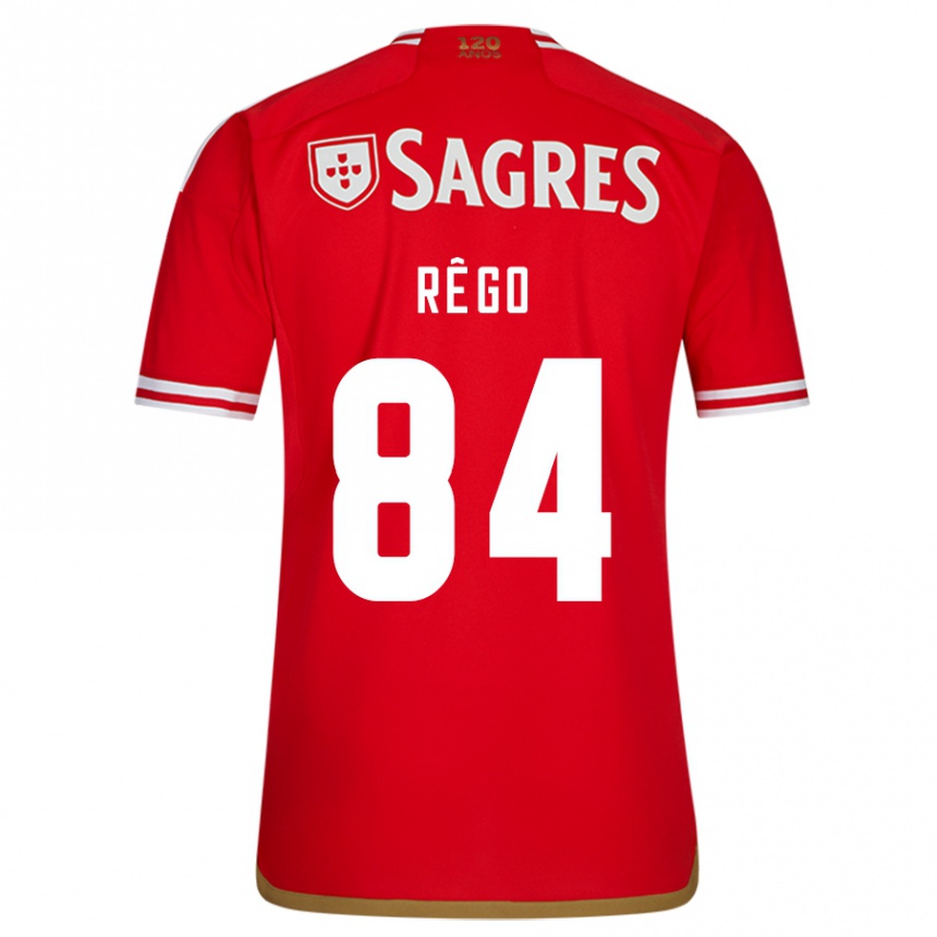 Hombre Fútbol Camiseta João Rêgo #84 Rojo 1ª Equipación 2023/24