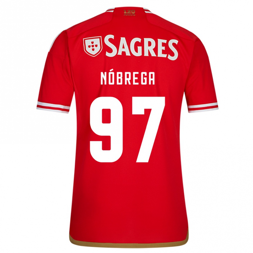 Hombre Fútbol Camiseta Ricardo Nóbrega #97 Rojo 1ª Equipación 2023/24