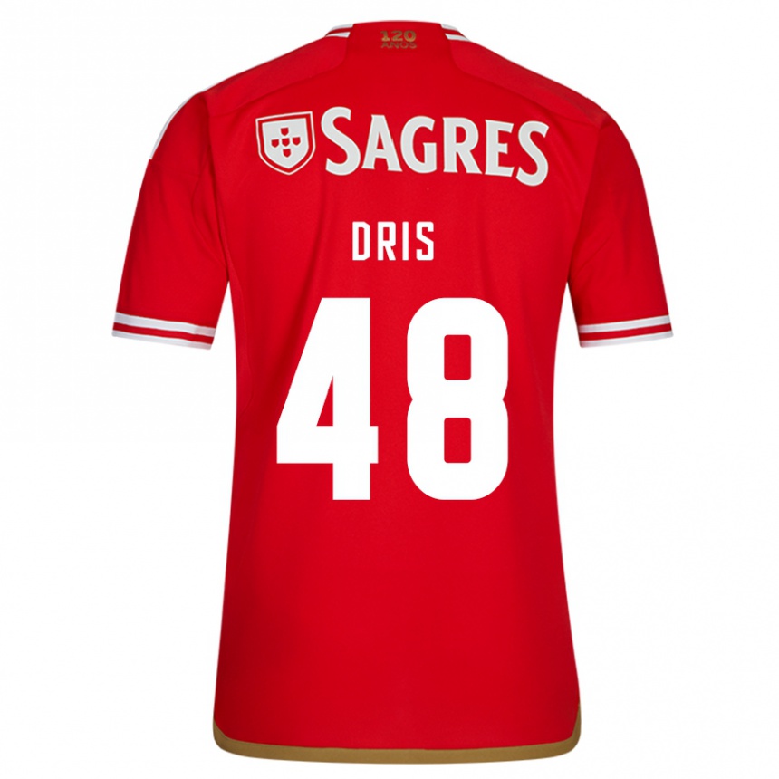 Hombre Fútbol Camiseta Sofiane Dris #48 Rojo 1ª Equipación 2023/24