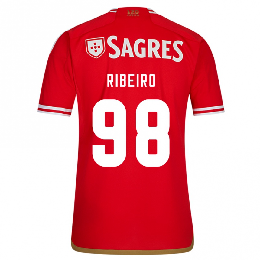 Hombre Fútbol Camiseta Ricardo Ribeiro #98 Rojo 1ª Equipación 2023/24