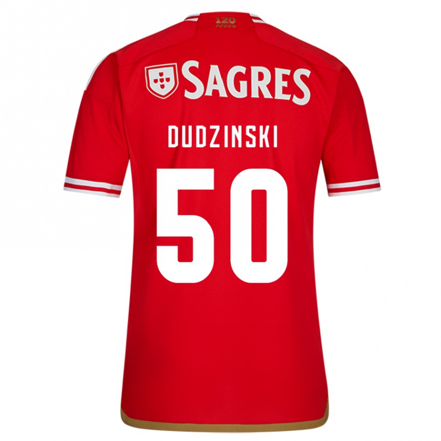 Hombre Fútbol Camiseta Marcel Dudzinski #50 Rojo 1ª Equipación 2023/24