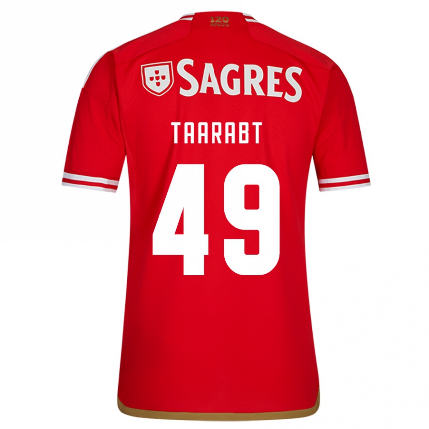 Hombre Fútbol Camiseta Adel Taarabt #49 Rojo 1ª Equipación 2023/24