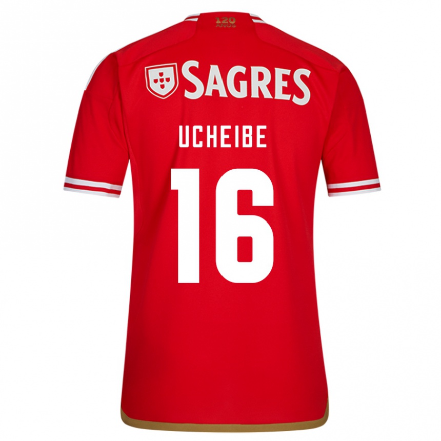 Hombre Fútbol Camiseta Christy Ucheibe #16 Rojo 1ª Equipación 2023/24