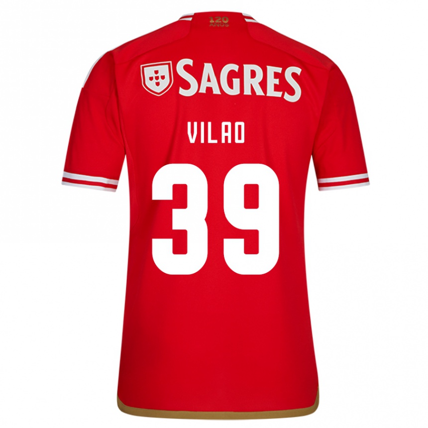 Hombre Fútbol Camiseta Carolina Vilao #39 Rojo 1ª Equipación 2023/24