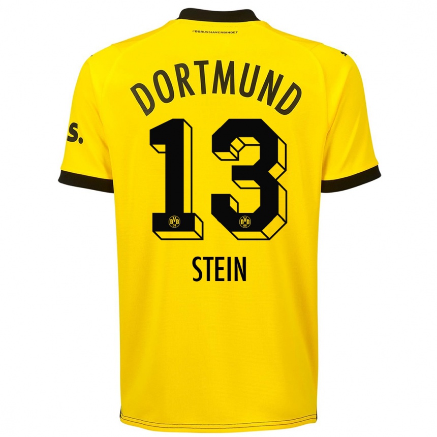 Hombre Fútbol Camiseta Daniel Stein #13 Amarillo 1ª Equipación 2023/24