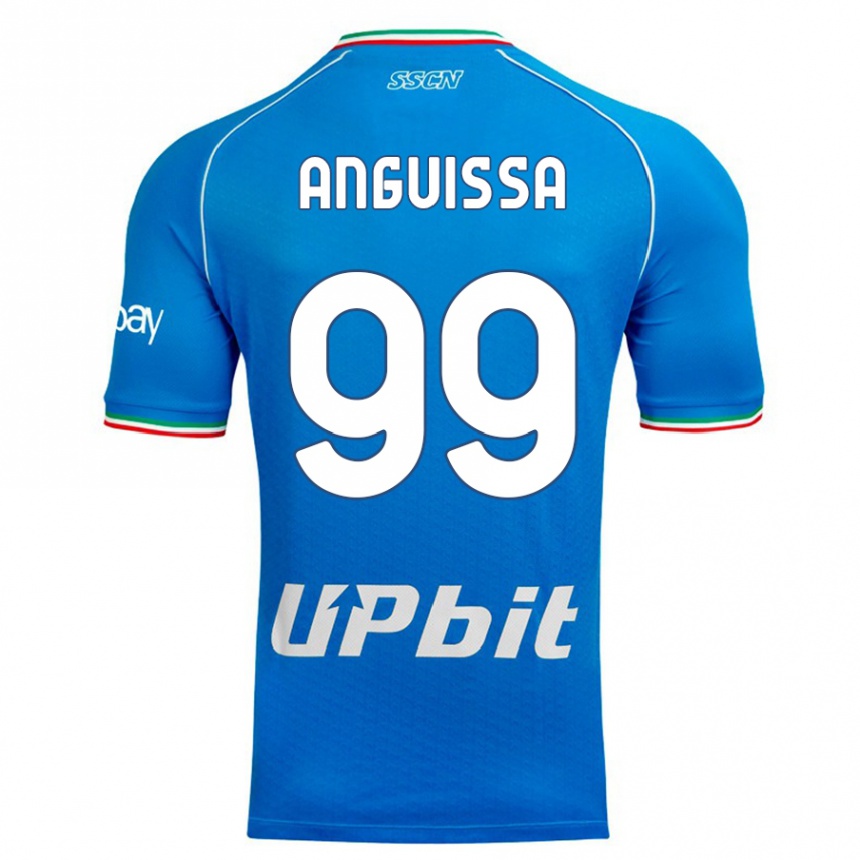 Hombre Fútbol Camiseta Andre Zambo Anguissa #99 Cielo Azul 1ª Equipación 2023/24