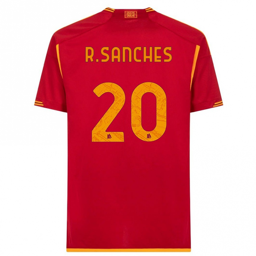 Hombre Fútbol Camiseta Renato Sanches #20 Rojo 1ª Equipación 2023/24
