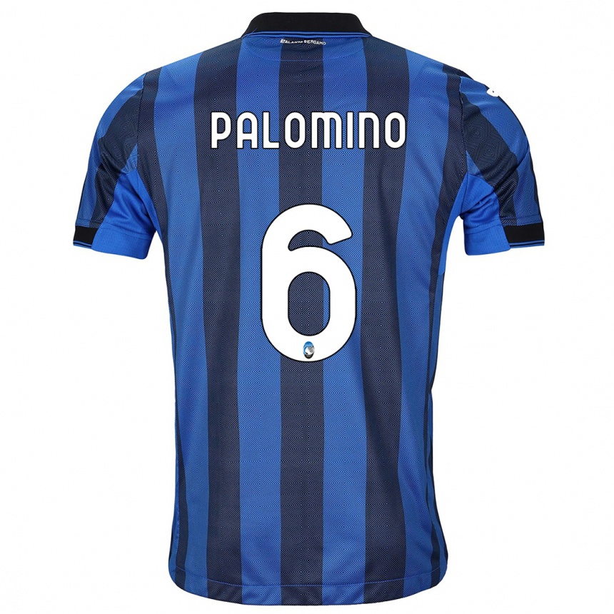 Hombre Fútbol Camiseta Jose Luis Palomino #6 Azul Negro 1ª Equipación 2023/24