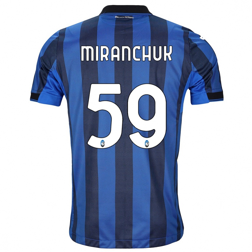 Hombre Fútbol Camiseta Aleksey Miranchuk #59 Azul Negro 1ª Equipación 2023/24