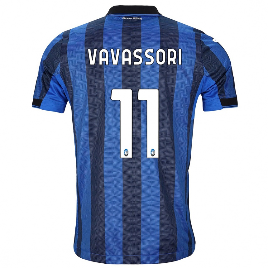 Hombre Fútbol Camiseta Dominic Vavassori #11 Azul Negro 1ª Equipación 2023/24