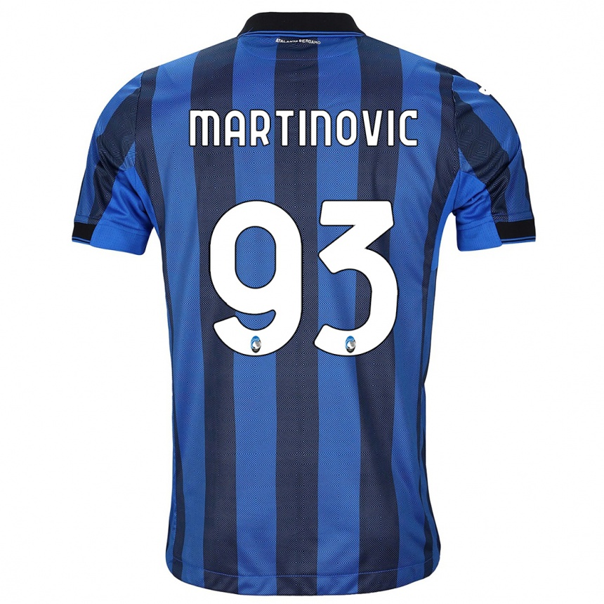 Hombre Fútbol Camiseta Melania Martinovic #93 Azul Negro 1ª Equipación 2023/24