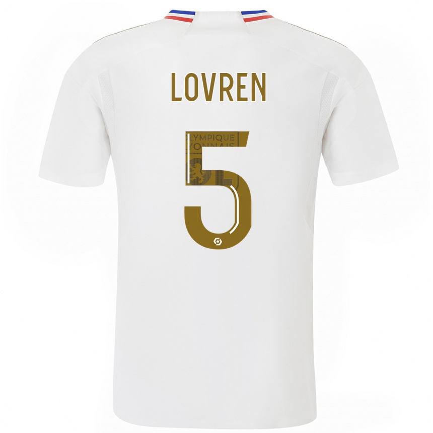 Hombre Fútbol Camiseta Dejan Lovren #5 Blanco 1ª Equipación 2023/24