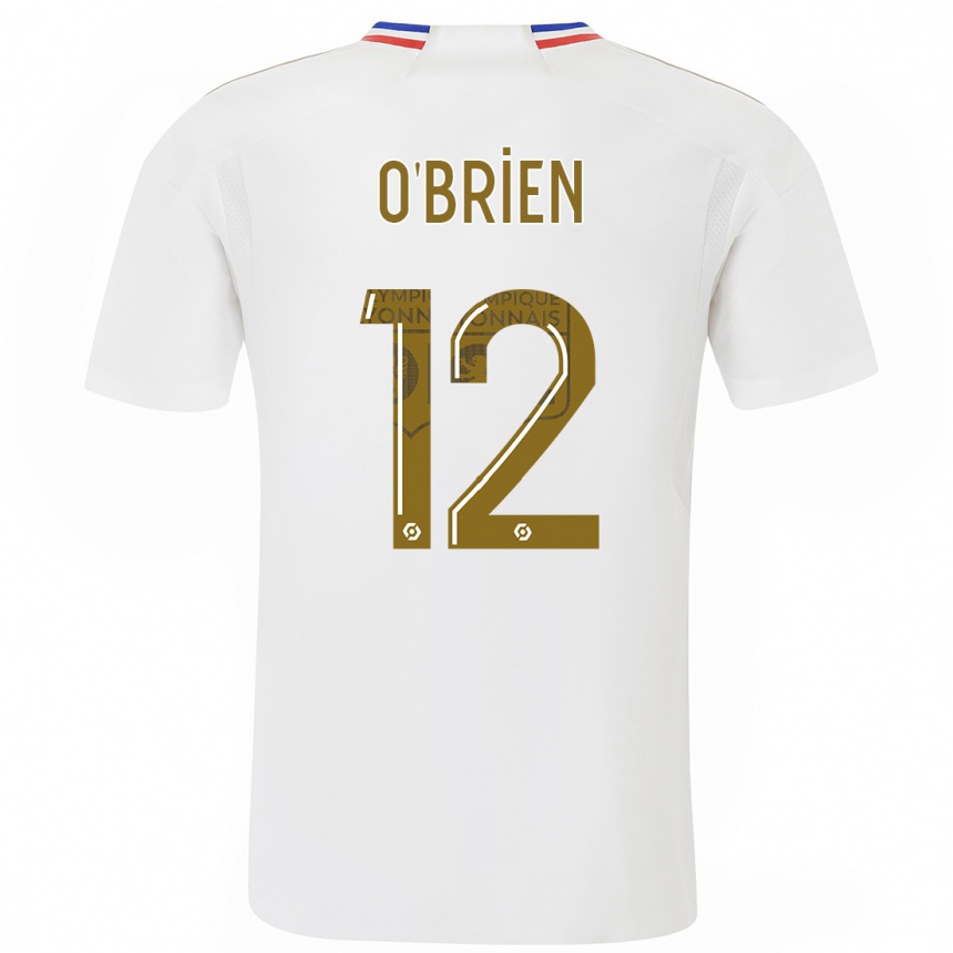 Hombre Fútbol Camiseta Jake O'brien #12 Blanco 1ª Equipación 2023/24