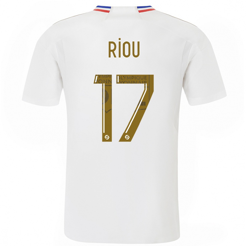 Hombre Fútbol Camiseta Remy Riou #17 Blanco 1ª Equipación 2023/24