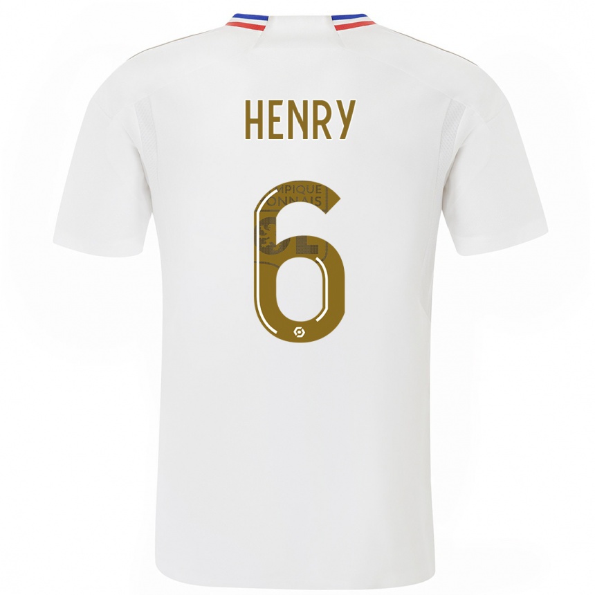 Hombre Fútbol Camiseta Amandine Henry #6 Blanco 1ª Equipación 2023/24