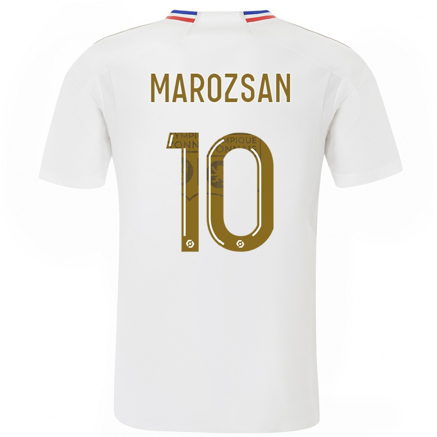 Hombre Fútbol Camiseta Dzsenifer Marozsan #10 Blanco 1ª Equipación 2023/24