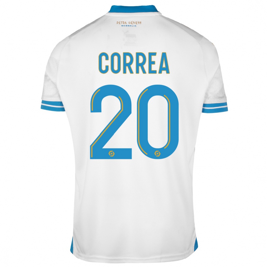 Hombre Fútbol Camiseta Joaquin Correa #20 Blanco 1ª Equipación 2023/24