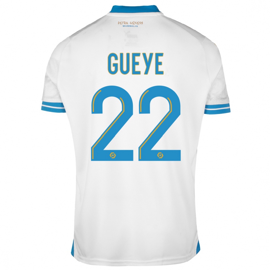 Hombre Fútbol Camiseta Pape Gueye #22 Blanco 1ª Equipación 2023/24