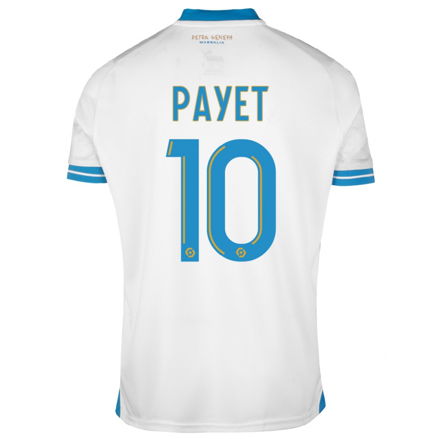 Hombre Fútbol Camiseta Dimitri Payet #10 Blanco 1ª Equipación 2023/24