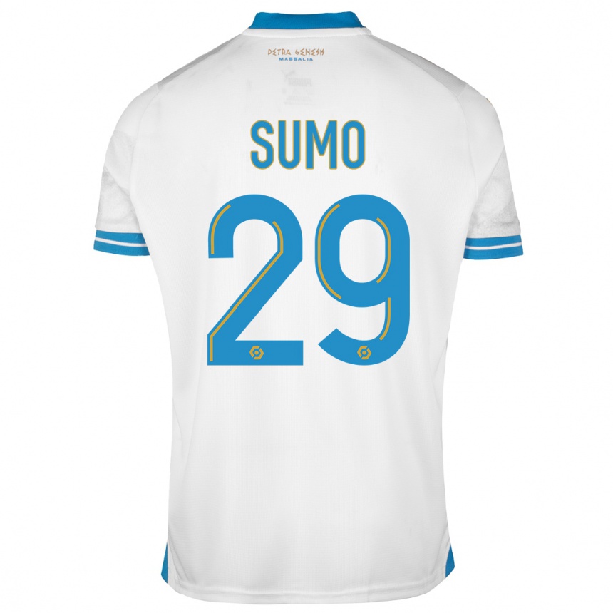 Hombre Fútbol Camiseta Eva Sumo #29 Blanco 1ª Equipación 2023/24