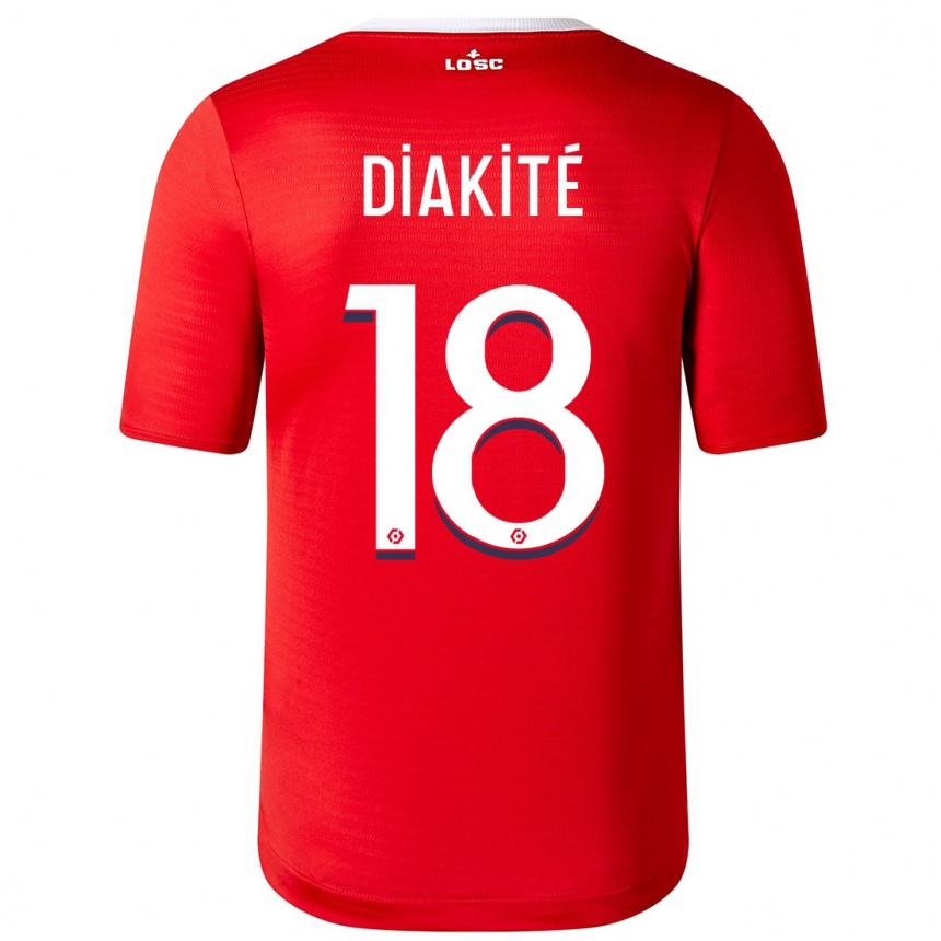 Hombre Fútbol Camiseta Bafode Diakite #18 Rojo 1ª Equipación 2023/24