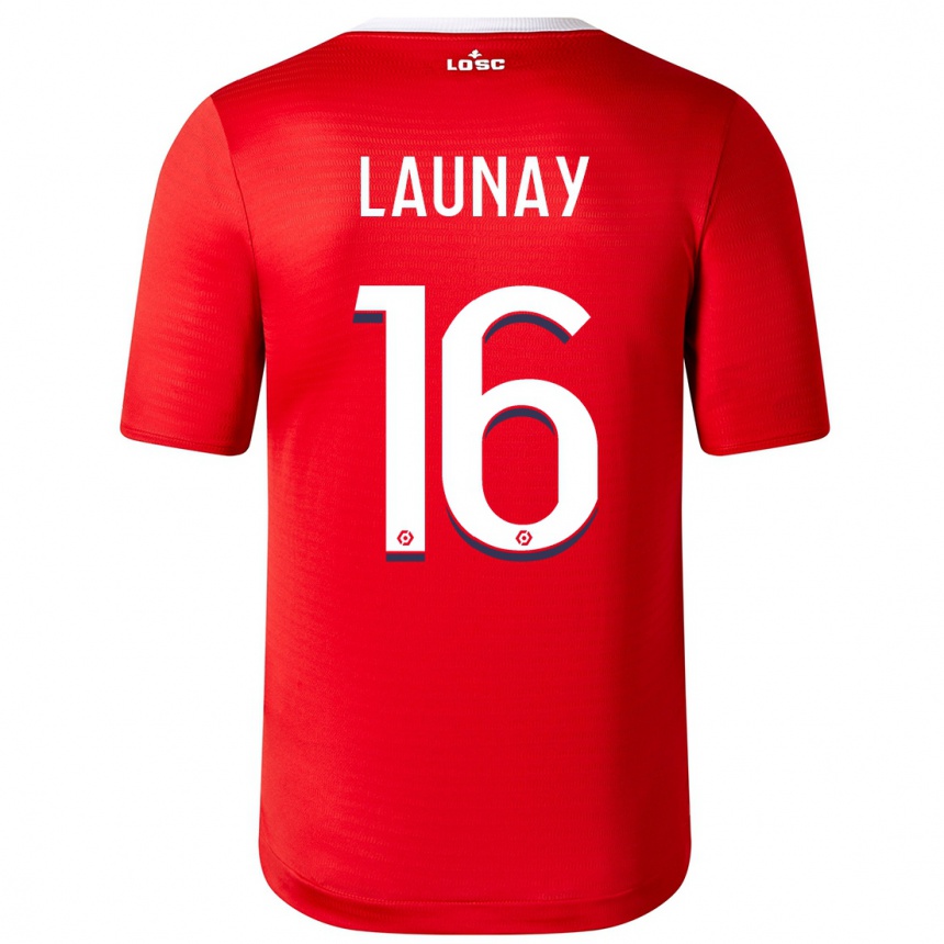 Hombre Fútbol Camiseta Elisa Launay #16 Rojo 1ª Equipación 2023/24