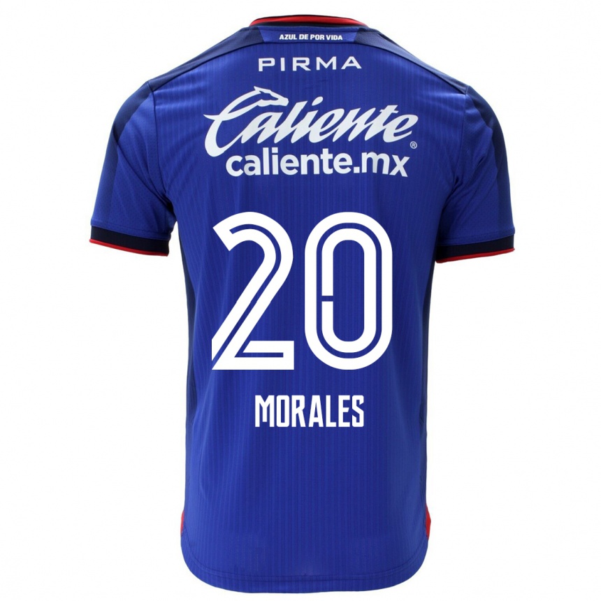 Hombre Fútbol Camiseta Ivan Morales #20 Azul 1ª Equipación 2023/24