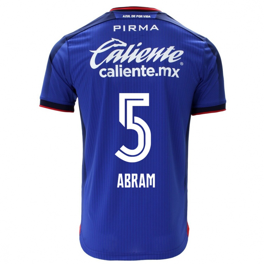 Hombre Fútbol Camiseta Luis Abram #5 Azul 1ª Equipación 2023/24