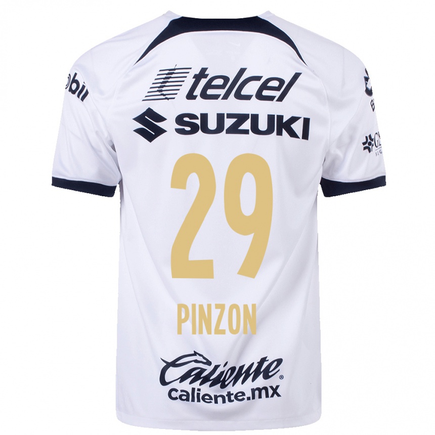 Hombre Fútbol Camiseta Liceth Pinzon #29 Blanco 1ª Equipación 2023/24