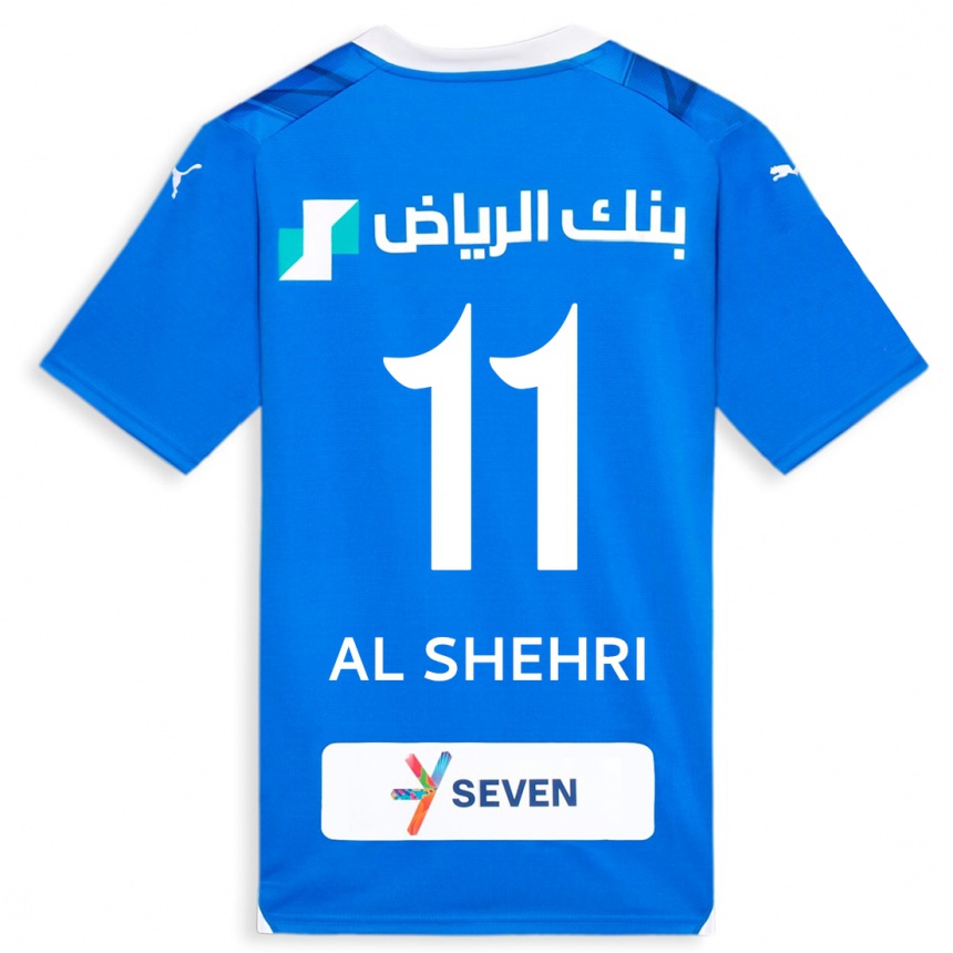 Hombre Fútbol Camiseta Saleh Al-Shehri #11 Azul 1ª Equipación 2023/24