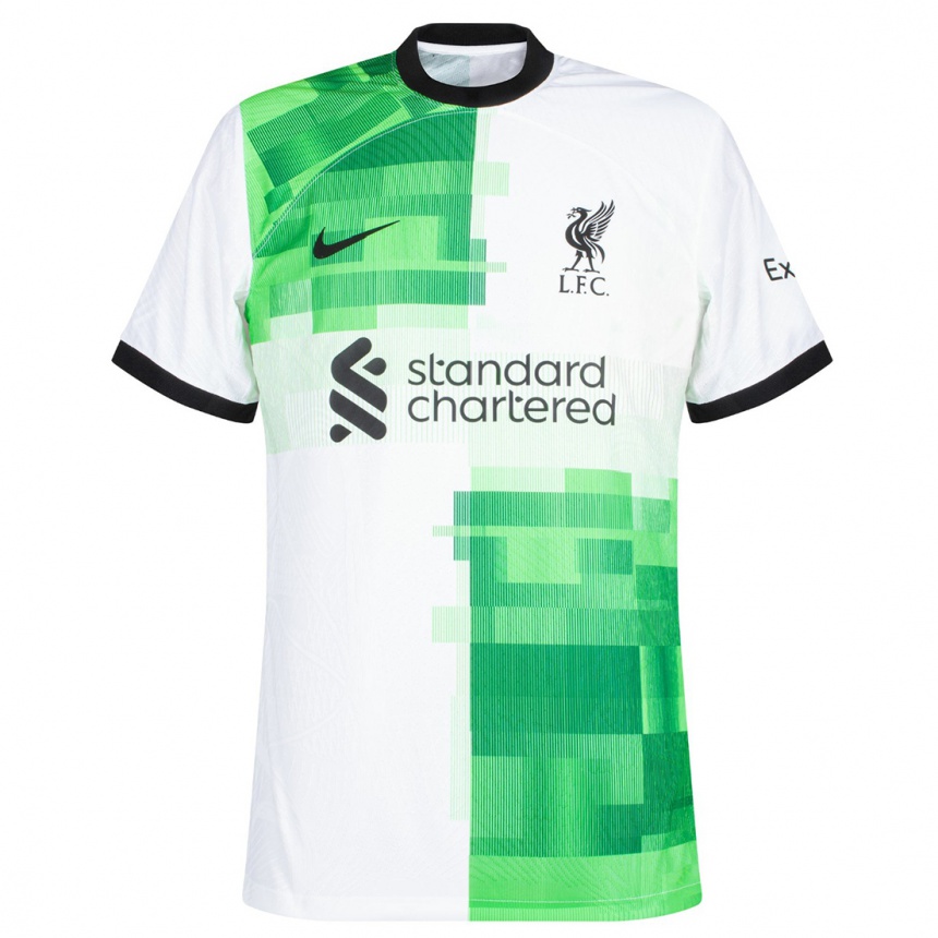 Hombre Fútbol Camiseta Megan Campbell #28 Blanco Verde 2ª Equipación 2023/24