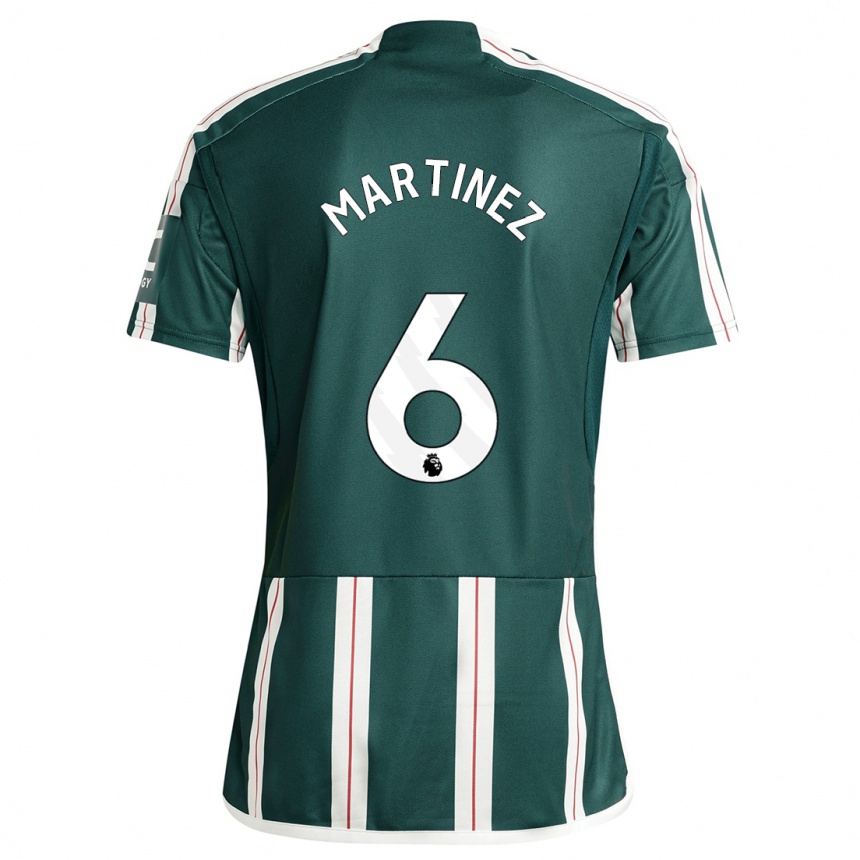 Hombre Fútbol Camiseta Lisandro Martínez #6 Verde Oscuro 2ª Equipación 2023/24