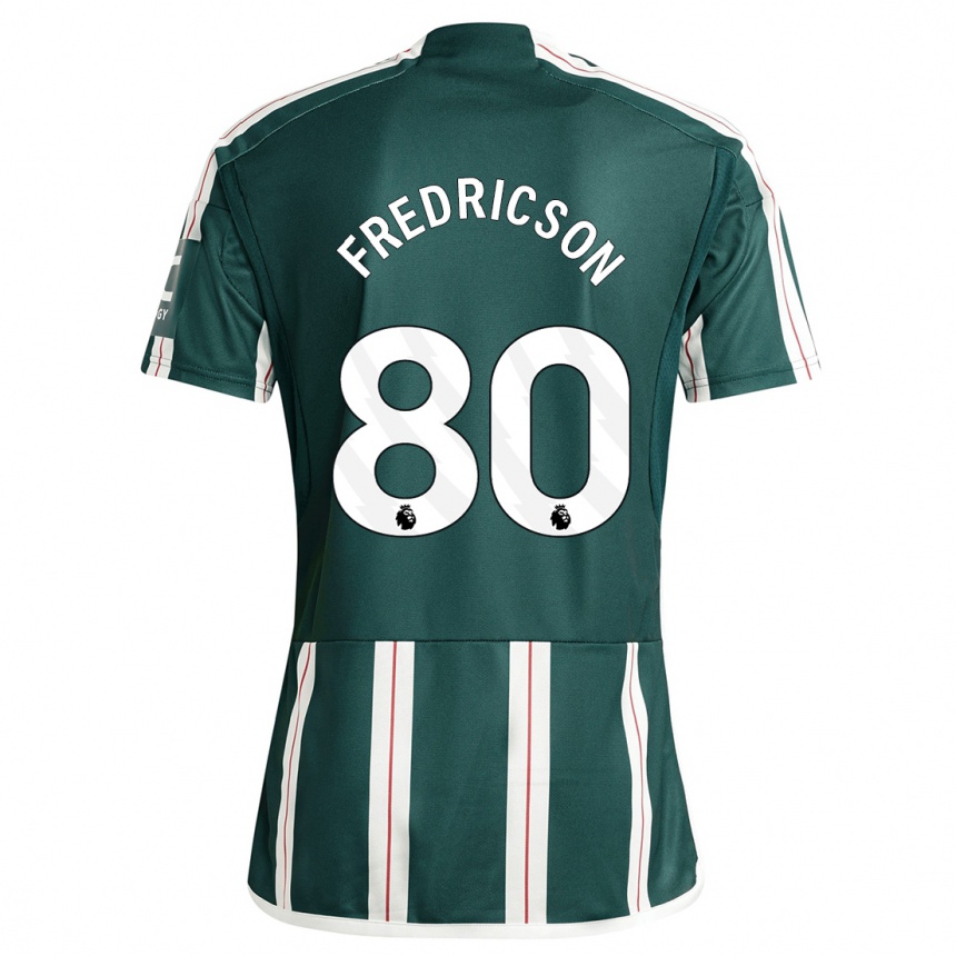 Hombre Fútbol Camiseta Tyler Fredricson #80 Verde Oscuro 2ª Equipación 2023/24