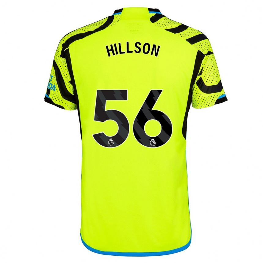 Hombre Fútbol Camiseta James Hillson #56 Amarillo 2ª Equipación 2023/24